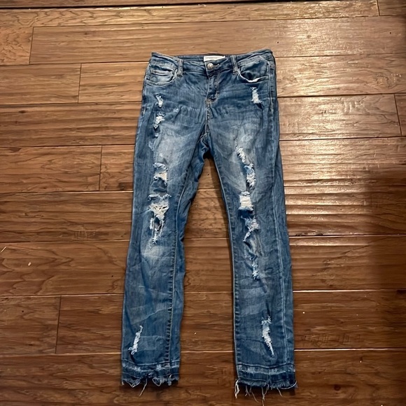 Cello Distressed Jeans Junior Size 3 - Picture 1 of 4